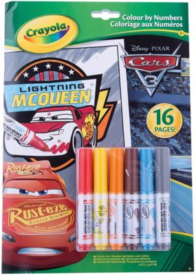 Раскраска по номерам "Тачки 3"