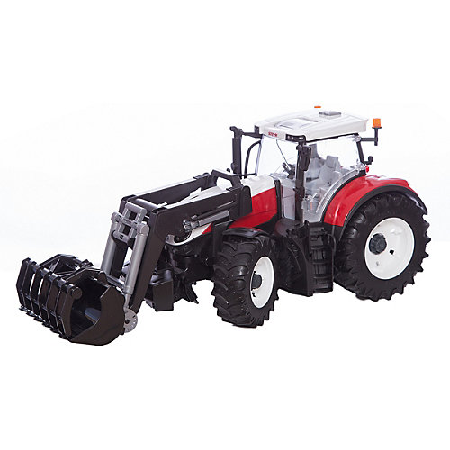 Машинка Bruder Трактор Steyr 6300 Terrus CVT c погрузчиком от Bruder
