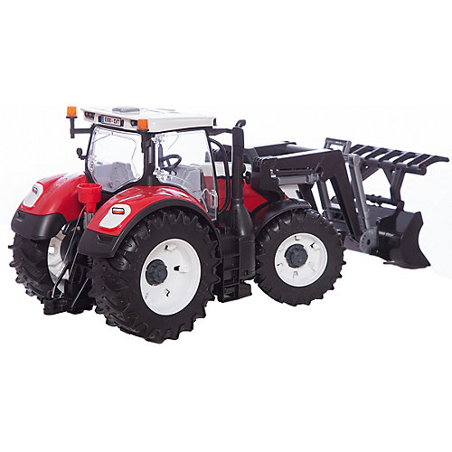 Машинка Bruder Трактор Steyr 6300 Terrus CVT c погрузчиком от Bruder