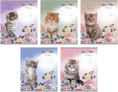 Тетрадь 12 листов "Мурзики", упаковка из 10 шт.