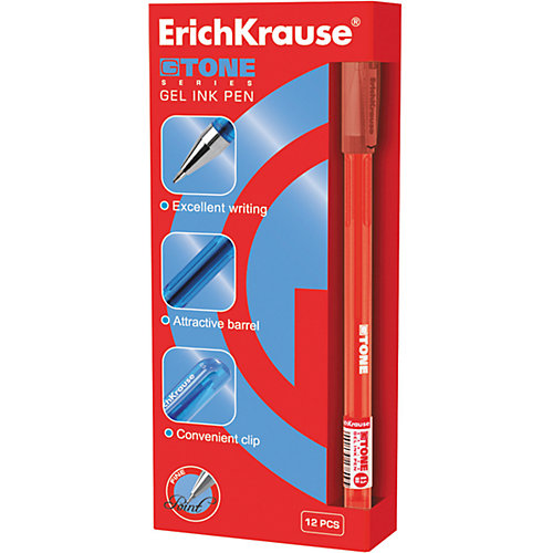 Ручка гелевая G-TONE, 12 шт., Erich Krause от Erich Krause