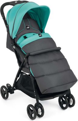 Прогулочная коляска CAM Curvi, серо-бирюзовая