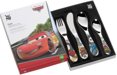 Kinderset Besteckset Besteck Geschenk WMF Kinderbesteck Set Disney Cars 4tlg