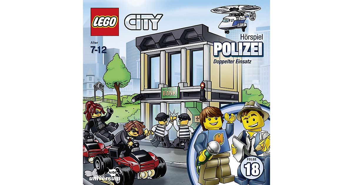 Spielzeug: Lego CD LEGO City - Polizei: Doppelter Einsatz (Folge18) Hörbuch