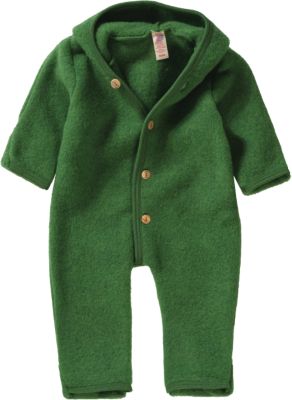 Baby Wollfleece Overall grün Gr. 86/92