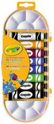 Темперные краски, 8 цветов, Crayola