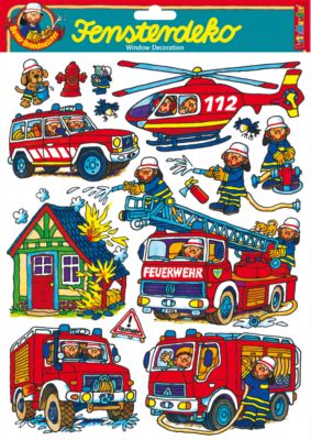 Fensterbilderset Feuerwehr, Lutz Mauder | myToys