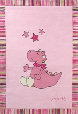 Kinderteppich Sweet Dragon pink Gr. 90 x 160