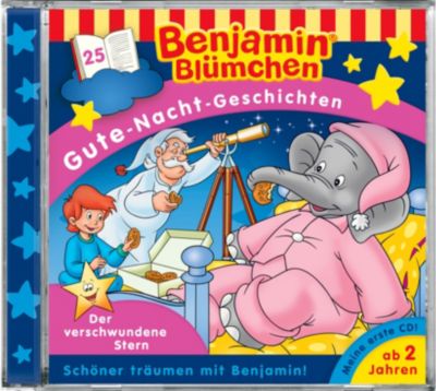 CD Benjamin Blmchen, Gute-Nacht-Geschichten - Der verschwundene Stern Hrbuch