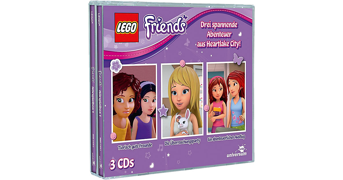 Spielzeug: Lego CD LEGO Friends Hörspielbox, 3 Audio-CD Hörbuch