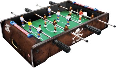St. Pauli Kicker, Kiez-Kicker im Bierkastenformat braun