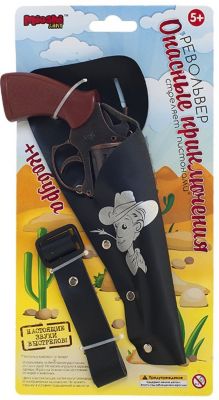 Револьвер с кобурой "Опасные приключения", 19 см, Mioshi Army