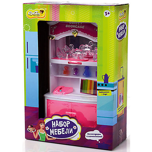 Набор мебели для кукол "Книжный шкаф", DollyToy от DollyToy