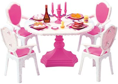 Набор мебели для кукол "Обеденный стол", DollyToy
