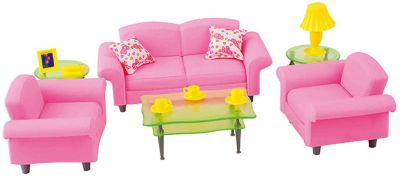 Набор мебели для кукол "Гостиная люкс", DollyToy