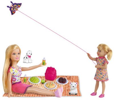 Набор из 2-х кукол "Пикник", 22,5 см, 14 см, Defa Lucy