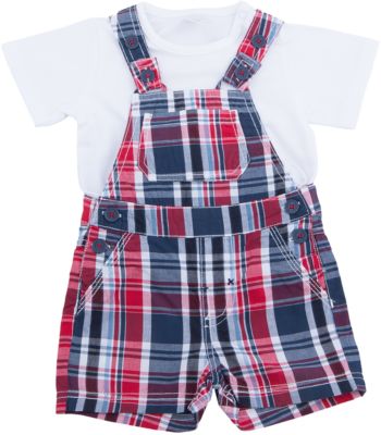 Комплект: футболка и полукомбинезон для мальчика PlayToday