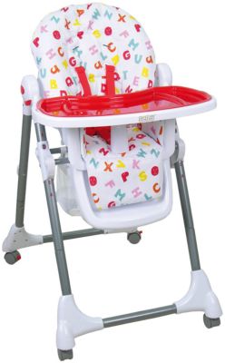 Стульчик для кормления BH-431, Selby, красный
