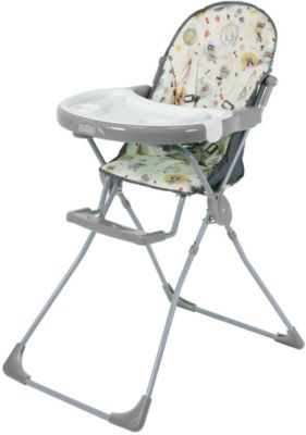 Стульчик для кормления 251 "Совы", Selby, серый