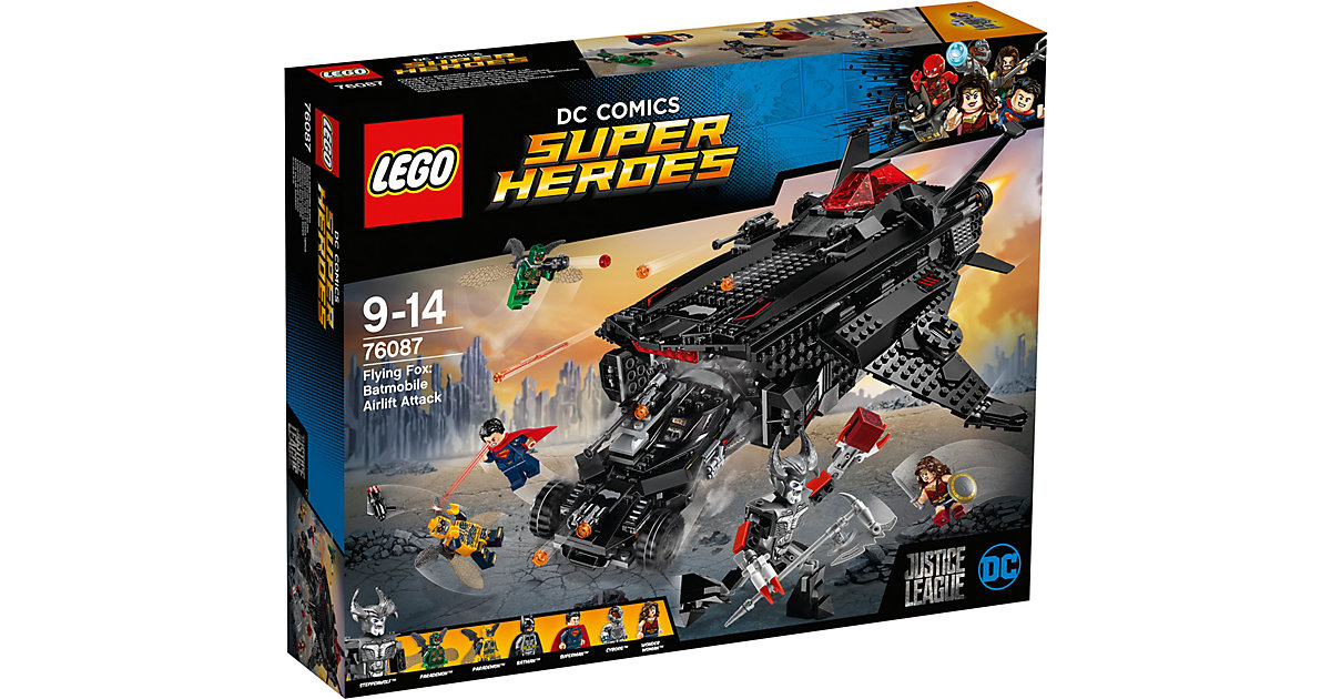 LEGO · LEGO 76087 Super Heroes: Flying Fox: Batmobil-Attacke aus der Luft LEGO · LEGO 76087 Super Heroes: Flying Fox: Batmobil-Attacke aus der Luft