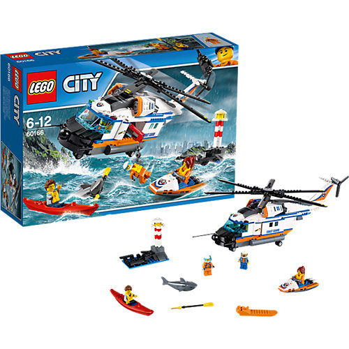 LEGO City 60166: Сверхмощный спасательный вертолёт от LEGO
