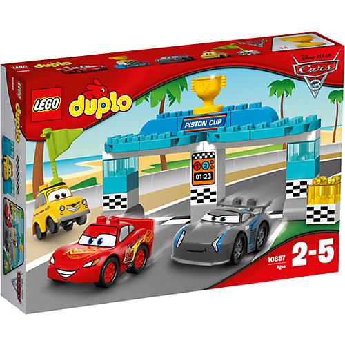 Конструктор LEGO DUPLO 10857 "Тачки 3": Гонка за Кубок Поршня от LEGO