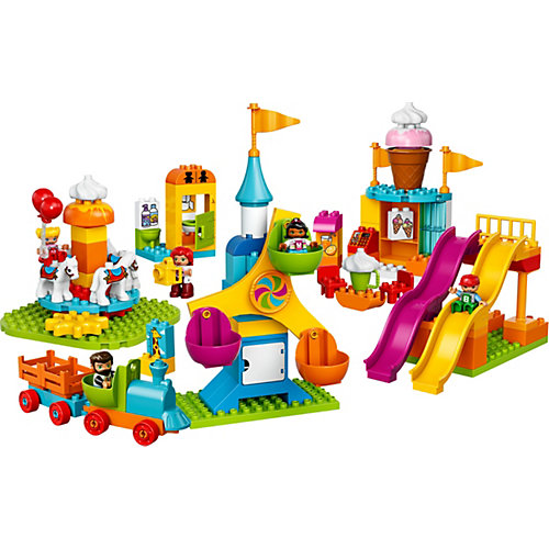 LEGO DUPLO 10840: Большой парк аттракционов от LEGO