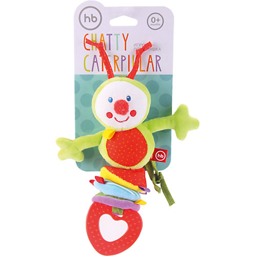 Игрушка-погремушка Chatty Caterpillar, Happy Baby от Happy Baby