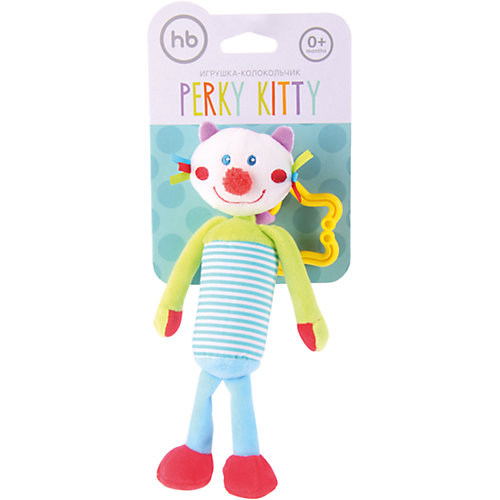 Развивающая игрушка Колокольчик Perky Kitty, Happy Baby