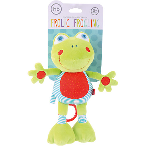 Игрушка мягконабивная Frolic Frogling, Happy baby от Happy Baby