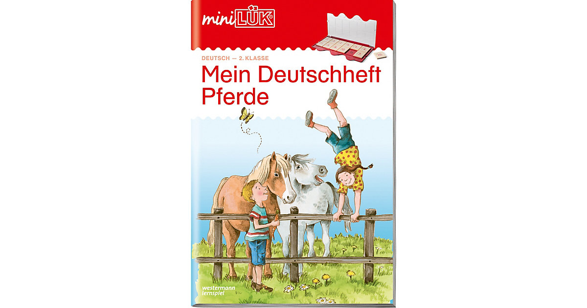 Buch - mini LÜK: Mein Deutschheft Pferde, 2. Klasse, Übungsheft