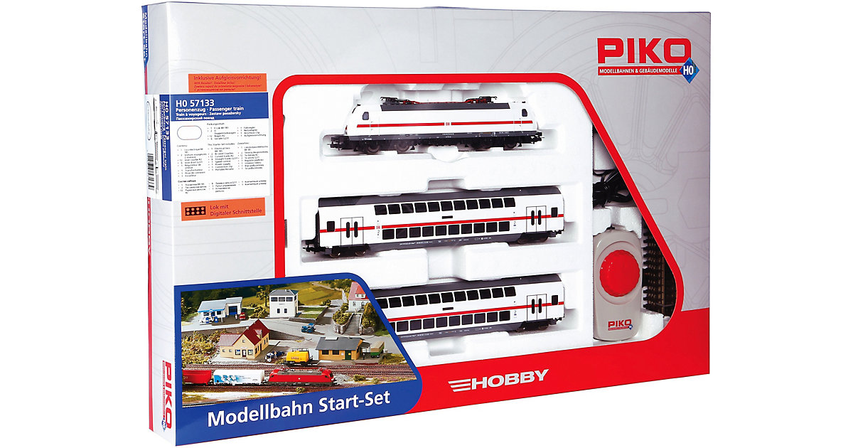 PIKO · Piko Spur H0 Start-Set BR 146 mit 2 IC Doppelstockwagen PIKO · Piko Spur H0 Start-Set BR 146 mit 2 IC Doppelstockwagen