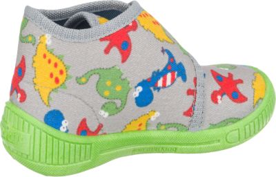 Baby Hausschuhe BULLY für Jungen, Weite M3, Dino, superfit Baby Hausschuhe BULLY für Jungen, Weite M3, Dino, superfit