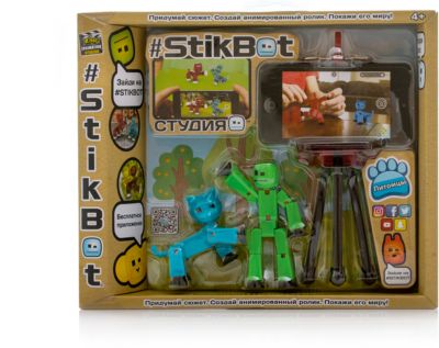 Игрушка-студия с питомцем, Stikbot