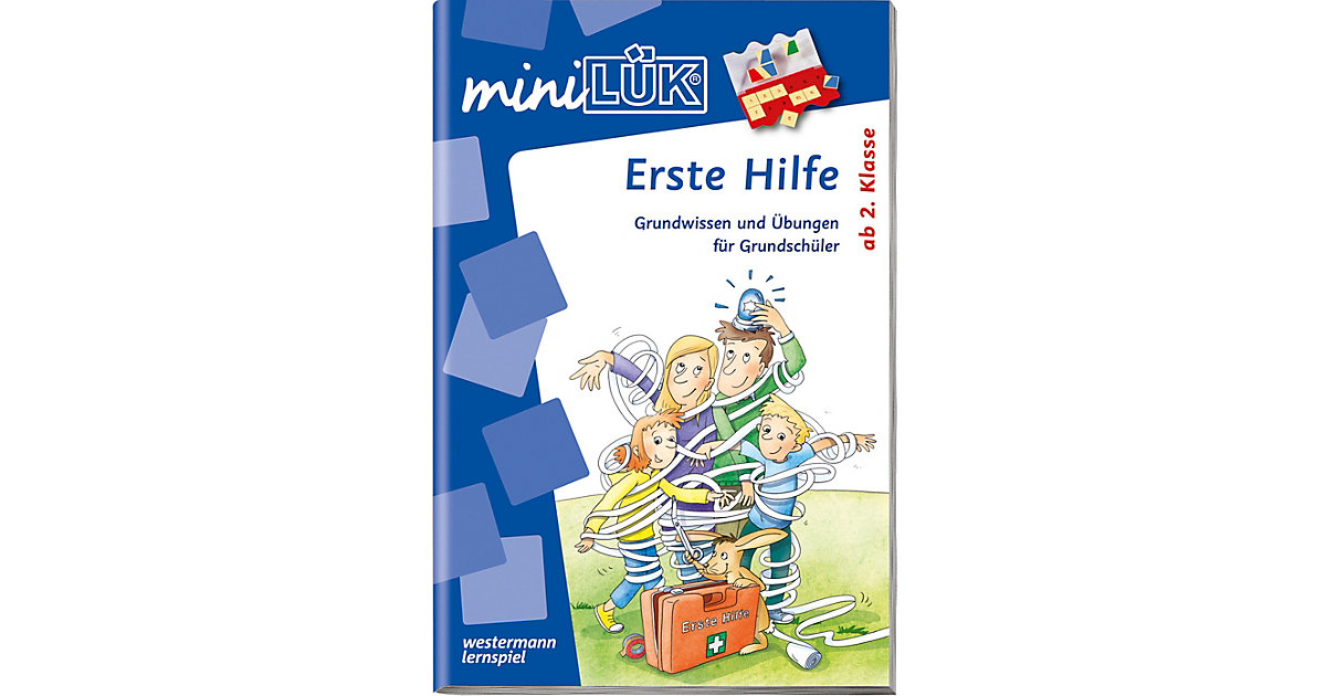 mini LÜK: Erste Hilfe - Grundwissen und Übungen Grundschüler ab 2. Klasse, Übungsheft Kinder mini LÜK: Erste Hilfe - Grundwissen und Übungen Grundschüler ab 2. Klasse, Übungsheft Kinder