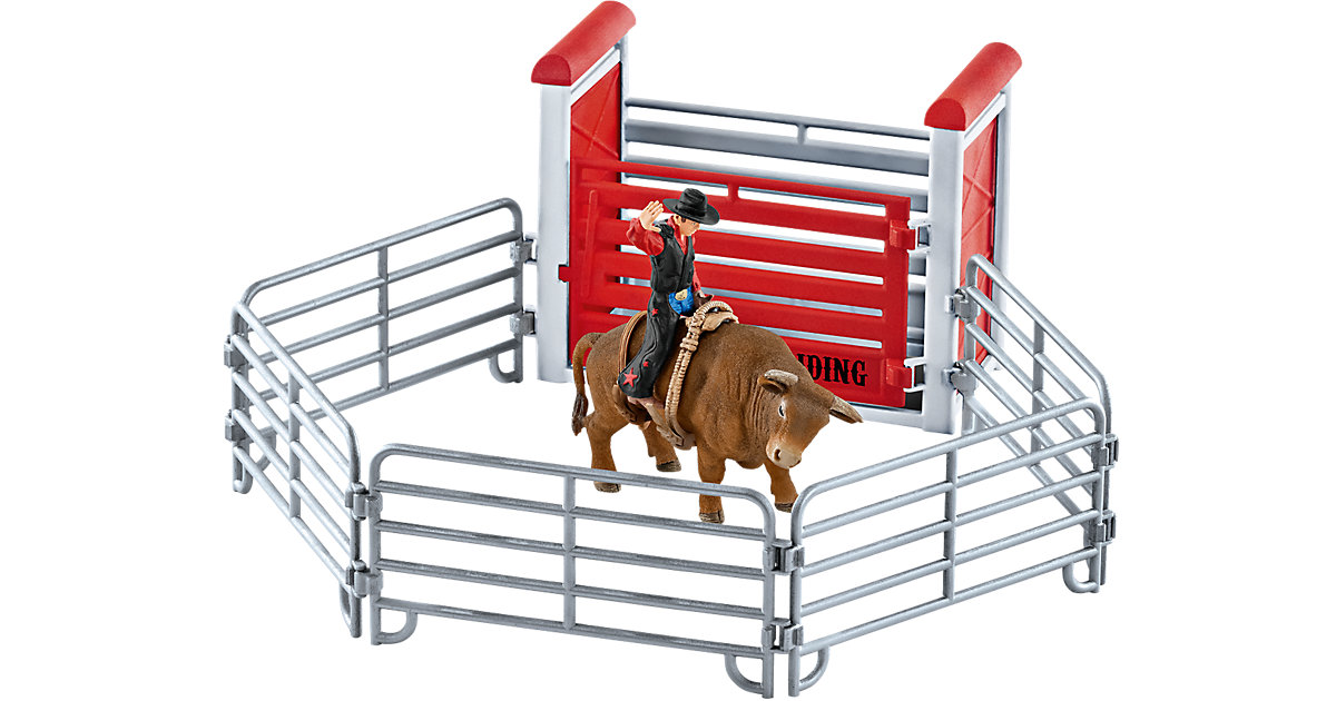 SCHLEICH 41419 Bull riding mit Cowboy