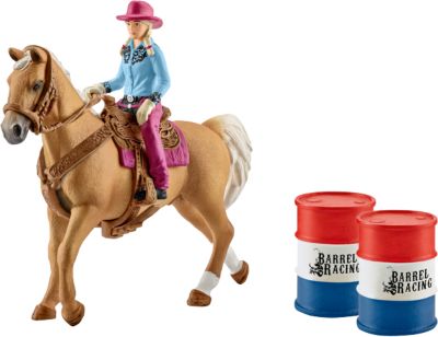 Schleich 42112 Western Cowboy Reiterin Kinder Spielzeug für Mädchen ab 3 Jahren 