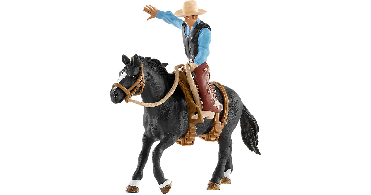 SCHLEICH 41416 Saddle bronc riding mit Cowboy