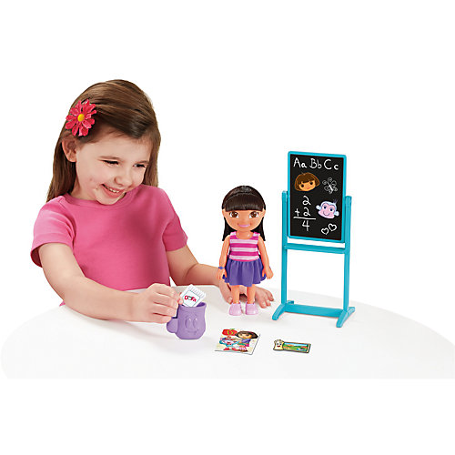 Игровой набор, Fisher Price, Даша-путешественница, Набор с грифельной доской от Mattel
