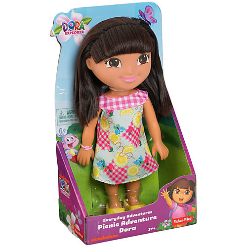 Кукла Даша-путешественница из серии "Приключения каждый день", Fisher Price от Mattel
