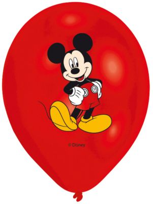 Latexballons Micky 27,5 cm, 6 Stück 2