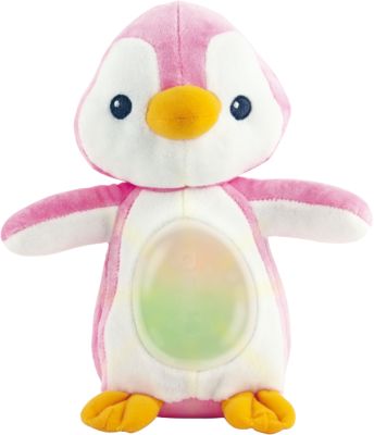 Pinguin Nachtlicht mit Schlafliedern, rosa