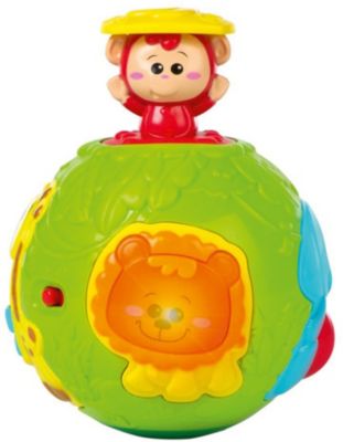 Крутящийся игровой мяч WinFun из джунглей с сюрпризом