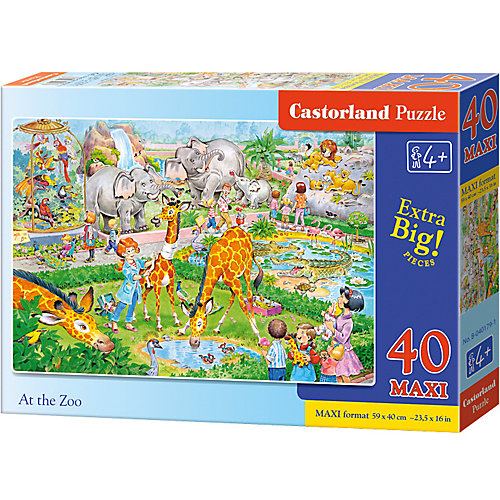 Макси-пазл Castorland "Зоопарк", 40 деталей от Castorland