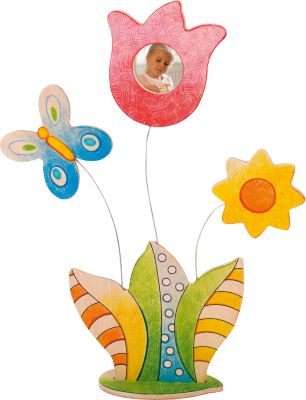 Holzbilderrahmen Blume zum Gestalten