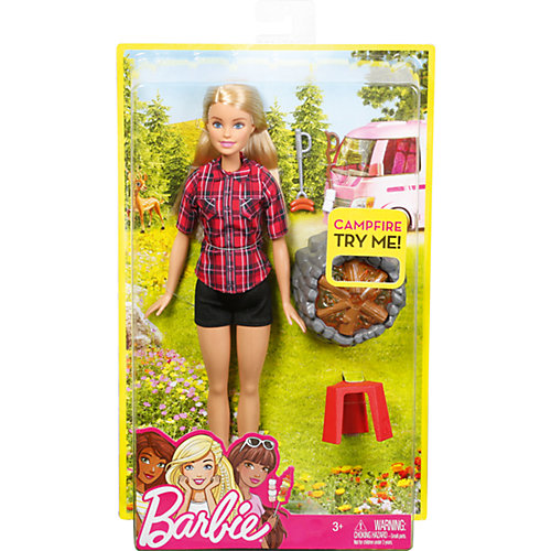 Кукла Barbie у костра, Блондинка от Mattel