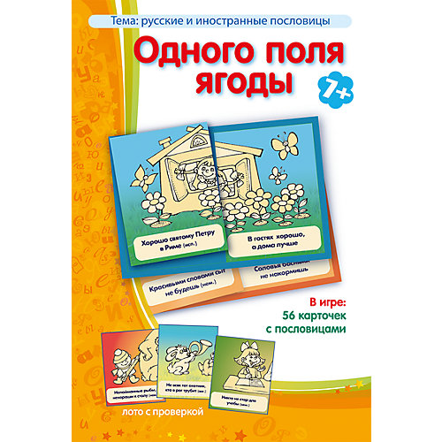 Обучающее лото Игротека Татьяны Барчан "Одного поля ягоды"