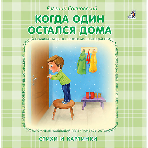 Книжка-картонка "Когда один остался дома" от Робинс