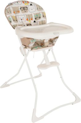 Стульчик для кормления,Tea Time, Graco, Bowtie Bear, бежевый