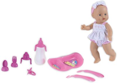 Кукла "Le Petit Bebe" с аксессуарами для кормления, Loko Toys